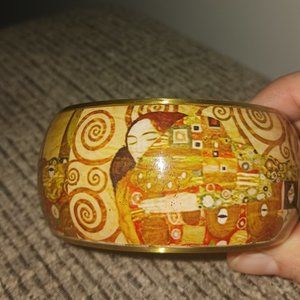 Rare Gustav Klimt Bracelet Jewelry Painting Collectors Item Artwork Art Bracelet